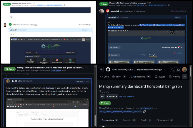 PR, Highest Good Network Software, Establishing Abundant Community Systems, One Community Weekly Progress Update #638, pull request, PR review, PR review team, software team, software development, Highest Good Network, Highest Good society, One Community, MERN Stack, software engineering, MongoDB, React.js, Node.js, Express.js, open source software