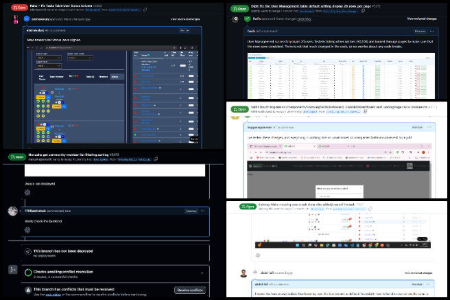 PR, Highest Good Network Software, Helping People Create Their Own Sustainable Futures, One Community Weekly Progress Update #640, pull request, PR review, PR review team, software team, software development, Highest Good Network, Highest Good society, One Community, MERN Stack, software engineering, MongoDB, React.js, Node.js, Express.js, open source software
