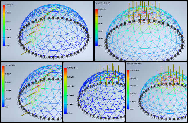 Duplicable City Center, Establishing Abundant Community Systems, One Community Weekly Progress Update #638, structural load analysis, wind load assessment, snow load simulation, real-world wind data integration, engineering model revision, Duplicable City Center structural design, open source structural engineering, site-specific load modeling, sustainable building calculations, community systems engineering