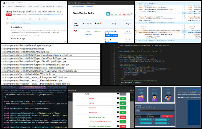 Binary Brigade, Highest Good Network Software, How to Make a Difference in the World, One Community Weekly Progress #645,Contributors Report bug fix, CSS Modules migration, JSX style updates, task deletion permissions issue, Weekly Summaries Reports Page, Node version upgrade, filter bug fix, inactive user removal, npm version conflicts, merge conflict resolution