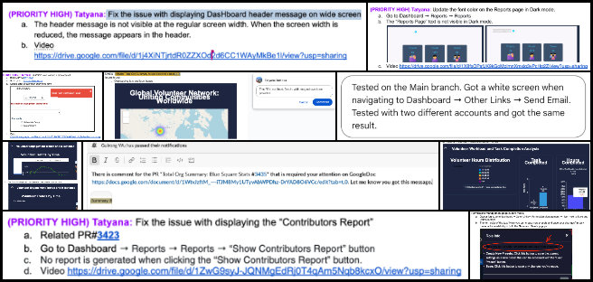 Core Team, HGN PR Testing, Community based DIY Sustainable Infrastructure, One Community Weekly Progress Update #644, HGN PR testing, permissions management fixes, dark mode UI updates, profile picture fallback, white screen issue resolution, volunteer task assignments, dashboard bug reporting, UI testing and validation, contributors report display issue, backend data chart issue