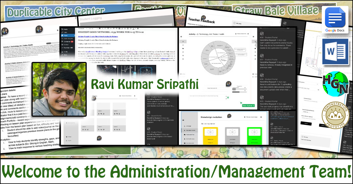 Ravi Kumar Sripathi, One Community Volunteer, Highest Good collaboration, people making a difference, One Community Global, helping create global change, difference makers