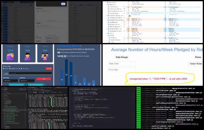 open source project management tool, sustainable development software, progress tracking system, bug fixing in web applications, CSS Modules migration, frontend and backend development, timer resubmission bug fix, dark mode UI improvements, Agile software development collaboration