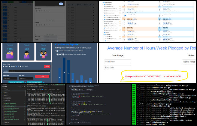 open source project management tool, sustainable development software, progress tracking system, bug fixing in web applications, CSS Modules migration, frontend and backend development, timer resubmission bug fix, dark mode UI improvements, Agile software development collaboration
