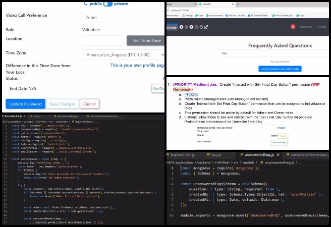 weekly, admin, update, backend synchronization, local testing pull request, Node, development environment setup, merge conflict resolution, auto-poster feature, environment