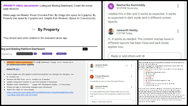 Highest Good Society, Launching a New Paradigm of Sustainable Ideas, One Community Weekly Progress Update #650, Listing and Bidding Dashboard design, dashboard component creation, action item tracking, pull request review tutorial, volunteer onboarding support, software team management updates, Highest Good Network pull request testing, PR review team participation, task creation documentation, software development workflow