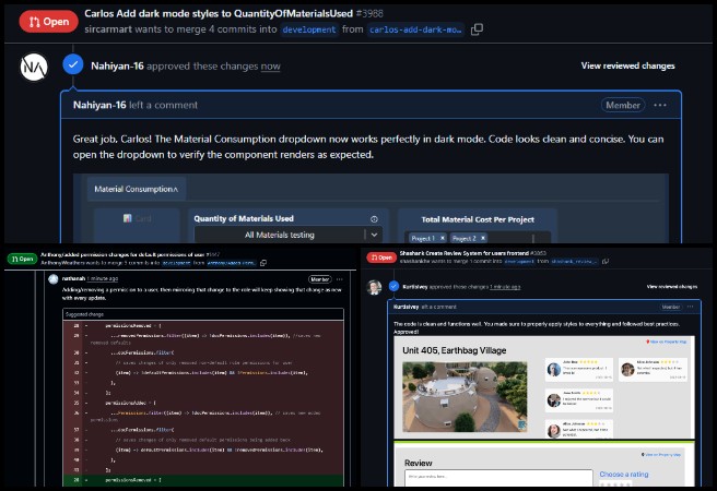 Highest Good Network Software, Launching a New Paradigm of Sustainable Ideas, One Community Weekly Progress Update #650, pull request, PR review, PR review team, software team, software development, Highest Good Network, Highest Good society, One Community, MERN Stack, software engineering,Use MongoDB, React.js, Node.js, Express.js, open source software