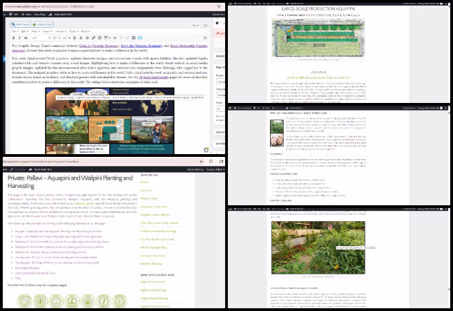 Highest Good Food, Sustainable Resource Development and Access, One Community Weekly Progress Update #646, Interview submission updates, Zenapini #2 content integration, Walipini #2 content addition, website content review and submission, blog 645 content creation, teammate collaboration, feedback incorporation, consistent content formatting, sustainable agriculture documentation, open source project updates.