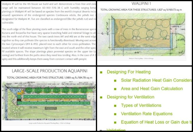 Dirgh , Highest Good Food , Open Source Utopia Models , One Community Weekly Progress Update #651, Climate Battery design evolutions, ventilation and heating design, tubing diameter considerations, battery design images, Large-Scale Production Aquapini, Walipini 1 Frost-Free Desert House, Walipini 2 Subtropical House, sustainable heat and ventilation, One Community open source mission, Highest Good Food initiative