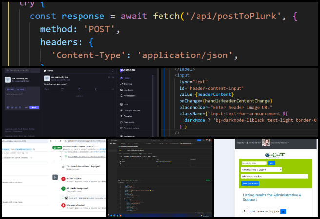 Highest Good Network software, Expressers team progress, open source utopia models, Plurk auto-poster, Mastodon auto-poster, dark and light mode updates, jobPositionCategory improvements, Show Summaries toggle, backend job-controller fixes, dropdown UI enhancements, CSS dark mode styling, hover effects, team management, One Community, Weekly Progress Update #651