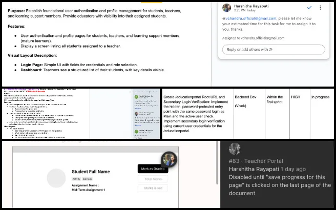 Highest Good Education, Creating a Sustainable World to Benefit Us All, One Community Weekly Progress Update #653, Deliverable 0 requirements review, Phase 4 task assignments, Figma action items cleanup, teacher dashboard Figma design, project manager dashboard collaboration, troubleshooting project tasks, weekly blog update compilation, sustainable housing progress review, team collages and content editing, admin feedback implementation