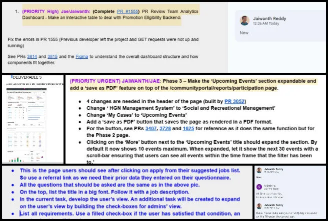 Highest Good Society, Global-Sustainability Systems Design, One Community Weekly Progress Update #652, Highest Good Network Phase 2 dashboard, Highest Good Network Phase 4 dashboard, Job Applicants page development, PR Team analytics, Social Architecture Software, application page design, PR Review Dashboard, software team task management, pull request review process, global-sustainability systems design