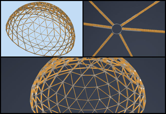 Duplicable City Center, structural refinement, beam element design, Inventor model updates, 3D structural framework, beam trimming process, architectural modeling accuracy, structural load support, building design alignment, construction design modeling
