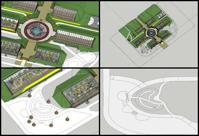 Nitin, Highest Good Food, Creating a Sustainable World to Benefit Us All, One Community Weekly Progress Update #653, aquapini and walipini 3D modeling, sustainable greenhouse design, surface building corrections, accurate architectural modeling, highest good food initiative, open source sustainability, eco friendly site design, community greenhouse project, sustainable development platform, one community architecture
