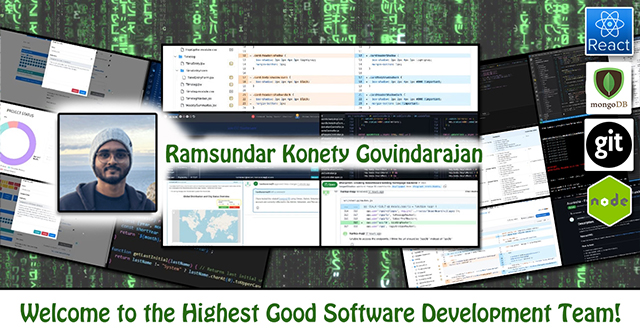 Ramsundar Konety Govindarajan, One Community Volunteer, Highest Good collaboration, people making a different, One Community Global, helping create global change, difference makers