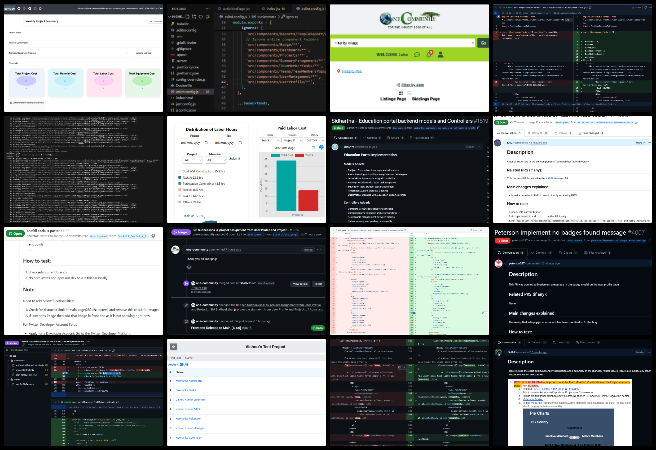Reactonauts, Highest Good Network Software, Open Source Utopia Models, One Community Weekly Progress Update #651, project management updates, frontend bug fixes, backend API debugging, React development tasks, CSS module conversion, lint error resolution, analytics dashboard features, task management system improvements, pull request reviews, dark mode UI fixes