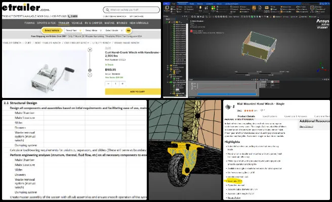 Earthbag Village, Creating a Sustainable World to Benefit Us All, One Community Weekly Progress Update #653, Earthbag Village CAD model review, Finite Element Analysis for waste system, sustainable waste removal design, drawer FEA for handle force, manual winch gear ratio research, eco-friendly waste management solutions, mechanical engineering design verification, open source sanitation system development, regenerative village infrastructure, community-scale sustainable construction 