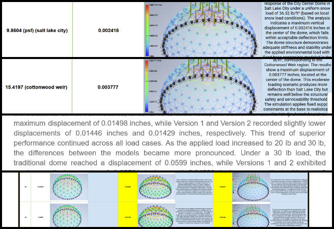 Snow load analysis, structural load validation, earthquake analysis preparation, engineering calculation sheets, structural safety evaluation, report formatting updates, structural image integration, load analysis documentation, seismic analysis planning, engineering data accuracy