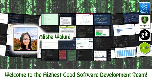 Alisha Walunj, One Community Volunteer, Highest Good collaboration, people making a difference, One Community Global