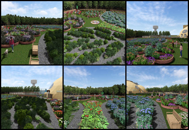 One Community Weekly Progress Update #657, Solutioneering the World We Want, Duplicable City Center landscape planting, polyculture garden plan implementation, Lumion performance and rendering fixes, sustainable landscape architecture One Community, open source eco-landscape modeling, final site walkaround video, plant grouping refinements, eco-friendly landscape visualization