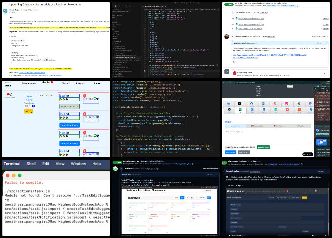 Code Crafters, Highest Good Network Software, Open Sourcing a Better World for Us All, One Community Weekly Progress Update #655, dashboard bug fix, React newsletter editor, Google Cloud API integration, SonarQube setup guide, database seeder script MongoDB, financial KPIs dashboard, Imgur auto-poster feature, backend API task assignment, UI consistency testing, open source software