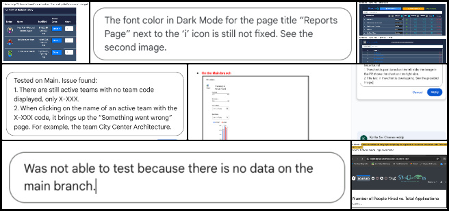 Core Team, HGN PR Testing, Conscientious Stewardship of Our Biosphere, One Community Weekly Progress Update #658, HGN PR testing, dashboard weekly summaries, software bug fixes, profile page issue resolution, applicant-to-volunteer conversion ratio, project page edit button, dark mode formatting, cost tracking and styling, software quality assurance testing, One Community Global development