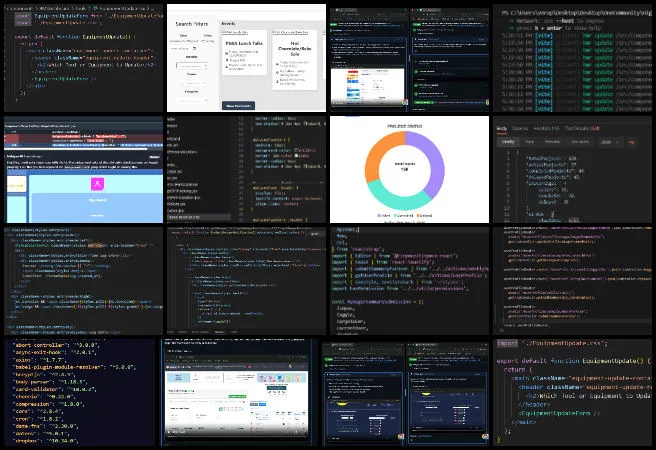 Dev Dynasty, Highest Good Network Software, Highest Good Future Building, Solutioneering the World We Want, One Community Weekly Progress Update #657, dark mode UI fixes, React component development, frontend backend integration, project manager dashboard, student log feature, donut chart data visualization, PayPal SDK integration, MongoDB backend schemas, PDF export functionality, system reliability optimization 