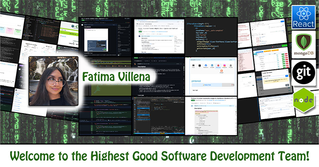 Fatima Villena, One Community Volunteer, Highest Good collaboration, people making a difference, One Community Global