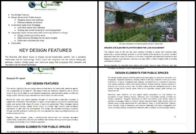 Gayatri, Highest Good Food, Open Sourcing a Better World for Us All, One Community Weekly Progress Update #655, Walipini 1 sustainable greenhouse report, Zenapini cloud forest structure design, eco architecture spatial organization, sustainable greenhouse documentation, Highest Good Food initiative, open source participatory development, One Community sustainability platform, regenerative architectural design, eco community food systems, open sourcing a better world