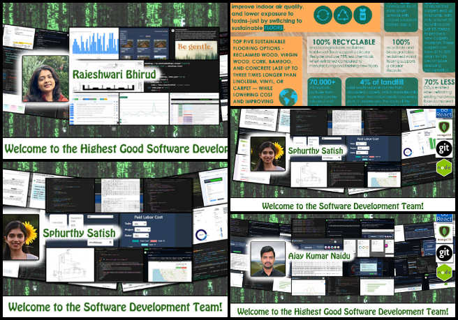 Graphics Design, Highest Good Network, Open Sourcing a Better World for Us All, One Community Weekly Progress Update 655, visual communication design, team collaboration announcement, One Community Global, sustainability goals, volunteer content creation, website image updates, ChatGPT character design, infographic revision, digital asset management, web content integration