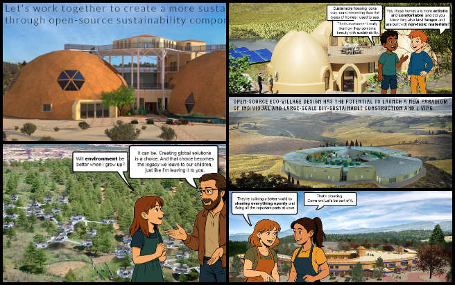 Graphics Design, Highest Good Network, Solutioneering The World We Want, One Community Weekly Progress Update 657, visual design, communication design, project presentation, AI character design, sustainability goals, One Community, Highest Good Network, social media graphics, team collaboration, design asset management