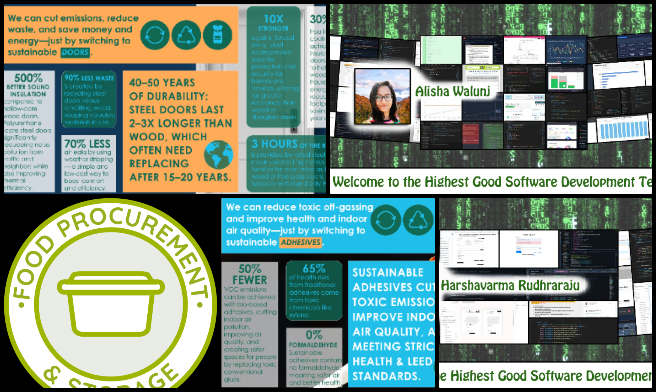 Graphics Design, Highest Good Network, Sustainable and Free-shared Eco-solutions, One Community Weekly Progress Update 656, graphic design updates, sustainability infographics, One Community project, logo design, website content updates, visual communication, team collaboration announcement, asset management, eco-friendly design, design revision and feedback