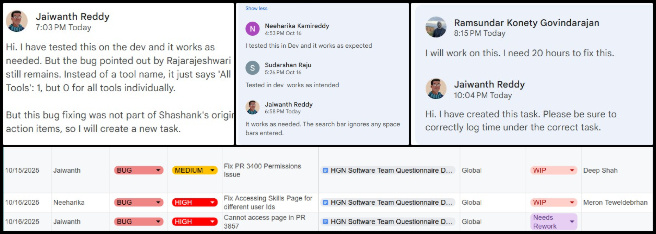 Highest Good Society, Solutioneering The World We Want, One Community Weekly Progress Update #657, PR Analytics Dashboard, Questionnaire Dashboard testing, software bug tracking, task management updates, pull request testing, Highest Good Network software, volunteer team collaboration, software functionality improvement, pull request review process, software quality assurance