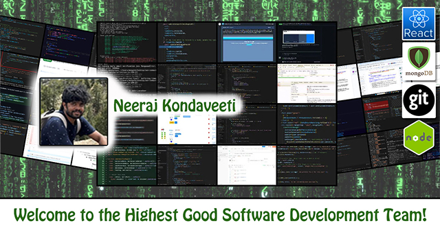 Neeraj Kondaveeti, One Community Volunteer, Highest Good collaboration, people making a difference, One Community Global, 