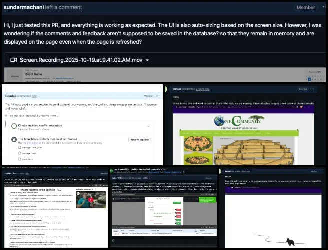 PR, Highest Good Network Software, Solutioneering The World We Want, One Community Weekly Progress Update 657, pull request, PR review, PR review team, software team, software development, Highest Good Network, Highest Good society, One Community, MERN Stack, software engineering, Use MongoDB, React.js, Node.js, Express.js, open source software