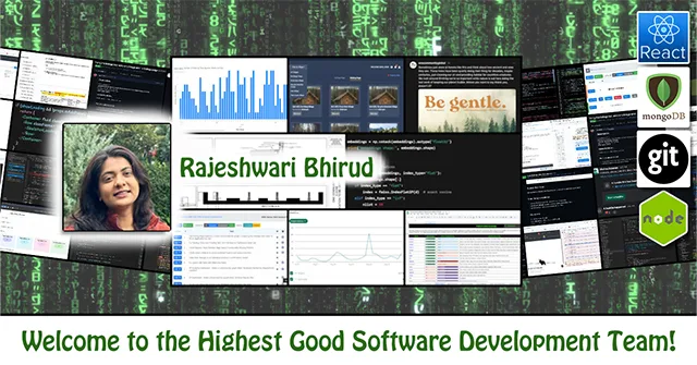 Rajeshwari Bhirud, One Community Volunteer, Highest Good collaboration, people making a difference, One Community Global