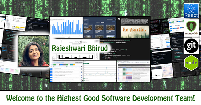 Rajeshwari Bhirud, One Community Volunteer, Highest Good collaboration, people making a difference, One Community Global