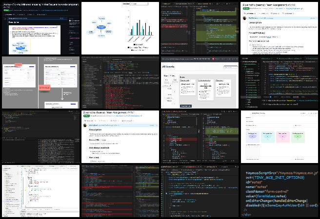 Reactonauts, Highest Good Network Software, Sustainable and Free-shared Eco-solutions, One Community Weekly Progress Update #656, Most Frequent Keywords visualization, Instagram autoposter integration, Blue Square email workflow updates, Phase 2 Summary Dashboard backend, task management performance optimization, listings page frontend development, Support Team Daily Log Access feature, Announcements Board CSS refactor, Total Organization Summary dashboard fixes, Project Dashboard and data visualization enhancements