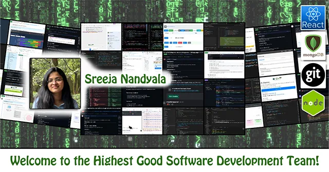 Sreeja Nandyala, One Community Volunteer, Highest Good collaboration, people making a difference, One Community Global