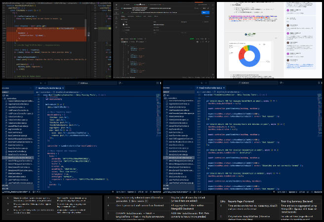 Team Alpha Highest Good Network software update, applicant analytics donut chart, Total Construction Summary Dashboard dark mode, HGN Questionnaire Dashboard frontend update, community members ranking by skills, user profile skills dashboard fix, backend data consistency analysis, React environment configuration process.env, weekly progress summary One Community, Phase 2 software development tasks 
