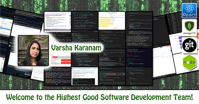 Varsha Karanam, One Community Volunteer, Highest Good collaboration, people making a difference, One Community Global