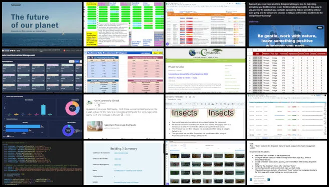 Admin Team, Highest Good Network Software, Jump-starting Our Sustainable Future, One Community Weekly Progress Update #659, Highest Good Network, One Community Global, sustainable project management, software development and testing, social media analytics, administrative coordination, SEO optimization, open source collaboration, data tracking and reporting, global sustainability initiatives