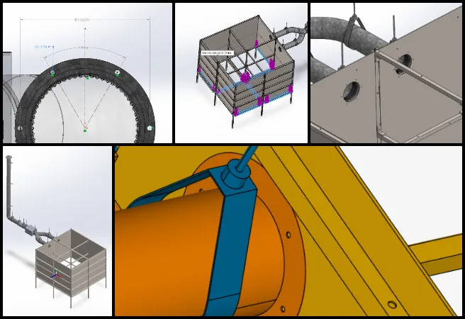 Highest Good Network, Open Sourcing Sustainable Civilization Development, One Community Weekly Progress Update 662, ventilation system simulation, vermiculture toilet HVAC design, static FEA analysis, simplified geometry modeling, UNISTRUT assembly re-simulation, mechanical engineering report support, structural and HVAC integration, Earthbag Village ventilation project, HVAC side plate redesign, sustainable engineering workflow 