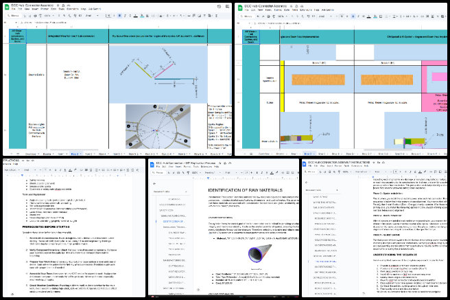 Ayushman, Duplicable City Center, Jump-starting Our Sustainable Future, One Community Weekly Progress Update #659, assembly instruction documentation, cutting sheet preparation, formatting improvements, design feedback implementation, technical documentation process, assembly drawing updates, collaborative design review, construction documentation clarity, fabrication workflow optimization, engineering document management