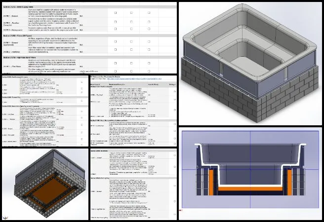 Bevan, Duplicable City Center, Creating a Sustainable World That Benefits Everyone, One Community Weekly Progress Update #660, thermal spa design, CAD steel frame model, rockwool insulation modeling, cinder block structural frame, sustainable spa engineering, California pool code compliance, eco-spa infrastructure, hybrid insulation system, building code research, duplicable city center development