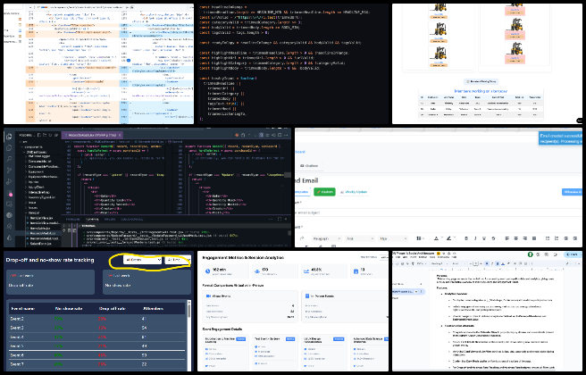 binary brigade, highest good network software, improving the human living experience, one community weekly progress #663, weekly progress tracking, project management dashboard, frontend UI improvements, backend API development, dark mode enhancements, email template optimization, data visualization charts, responsiveness and mobile layout updates, bug fixing and performance improvements, software development workflow