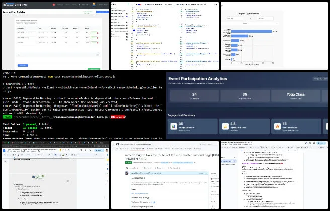binary brigade, highest good network software, jump-starting our sustainable future, one community weekly progress #659, biosphere project update, highest good network software, binary brigade development, sustainable software progress, open source team collaboration, analytics dashboard design, frontend and backend development, ui ux improvements, css modules migration, project management and reporting