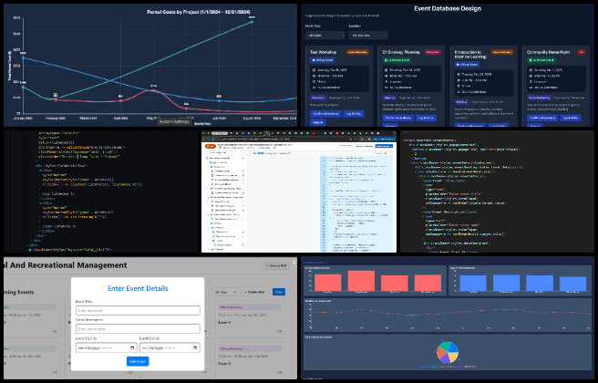 binary brigade, highest good network software, open sourcing sustainable civilization development, one community weekly progress #662, dashboard development, dark mode fixes, calendar UI enhancements, MongoDB backend integration, CSS modules migration, task scheduling improvements, email template updates, data visualization charts, participation report features, responsive UI design
