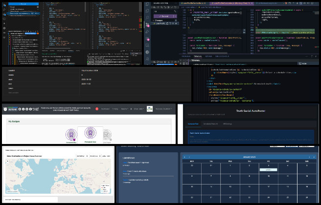 binary brigade, highest good network software, pragmatic eco-utopia creation, one community weekly progress #661, phase 2 summary dashboard, kpi tile view, weekly task chart, truth social auto-poster, pr review analytics dashboard, css modules migration, community portal calendar, material usage record chart, attendance tracking system, highest good network software