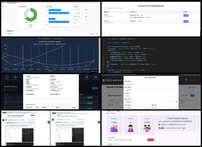 Code Crafters, Highest Good Network Software, Pragmatic Eco-utopia Creation, One Community Weekly Progress Update #661, dashboard development, frontend integration, backend refactoring, analytics processing, email automation pipeline, React UI enhancements, Redux event management, software quality testing, API endpoint optimization, project management transition